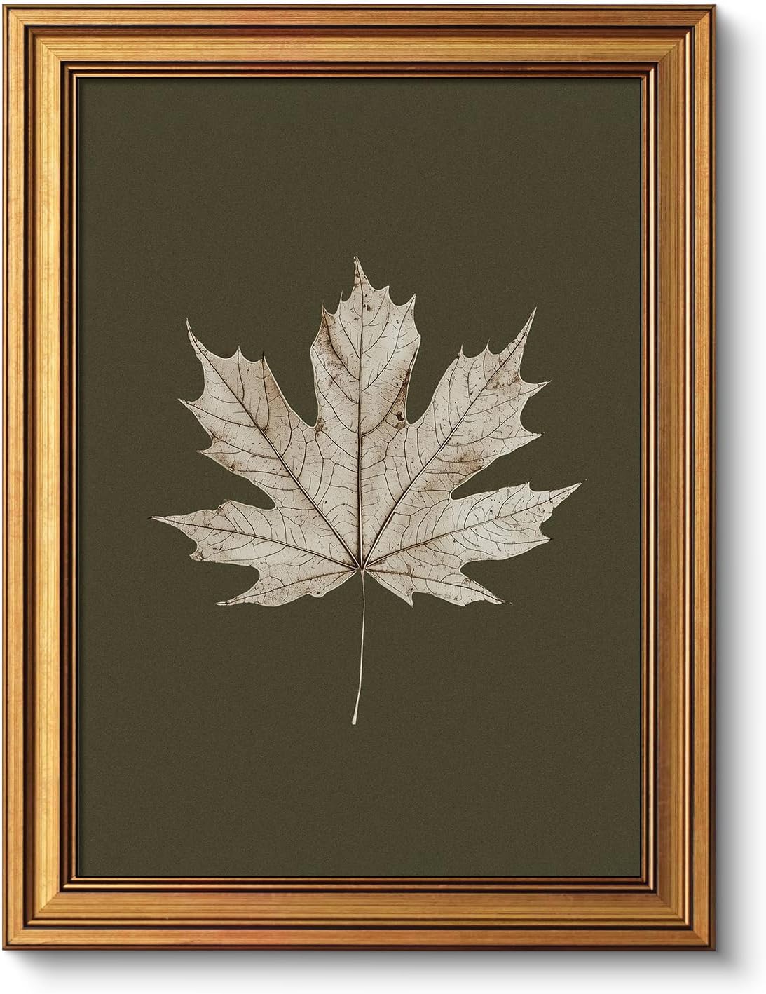 Vintage Gold Framed Wall Art, Sketch Birds Canvas Painting, Cute but Exquisite Wall Decor, No Glass No Glare, Suitable for Bedside Tables, Foyer, Bookshelves,【Hummingbird】-10L x 8W